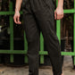 Men's Green Casual Trousers – Relaxed Straight Fit Pants
