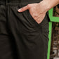 Men's Green Casual Trousers – Relaxed Straight Fit Pants