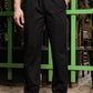 Men's Black Casual Trousers – Relaxed Straight Fit Pants
