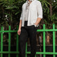 Men's Green Casual Trousers – Relaxed Straight Fit Pants