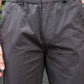 Men's Dark Grey Casual Trousers – Relaxed Straight Fit Pants