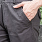 Men's Dark Grey Casual Trousers – Relaxed Straight Fit Pants