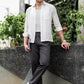 Men's Green Casual Trousers – Relaxed Straight Fit Pants