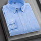 Men’s Sky Blue Solid Full Sleeve Button-Down Casual Shirt