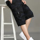 Men’s Black Camo Utility Cargo Shorts