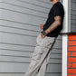 Light Grey Solid Cargo Pants Fabric – Comfortable and Durable for Everyday Wear