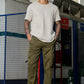 Green Solid Cargo Pants Fabric – Comfortable and Durable for Everyday Wear