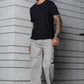 Men’s Heavy-Duty Cotton Cargo Pants(Light-Grey) – Rugged Style, All-Day Comfort