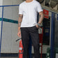 Black Solid Cargo Pants Fabric – Comfortable and Durable for Everyday Wear