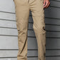 Beige Solid Cargo Pants Fabric – Comfortable and Durable for Everyday Wear