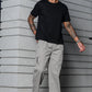 Men’s Heavy-Duty Cotton Cargo Pants(Light-Grey) – Rugged Style, All-Day Comfort