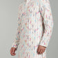Men’s Multicolour Printed Textured Kurta