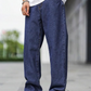 Men's Loose Fit Baggy Jeans(Dark-Blue) – Durable, Stylish & Breathable
