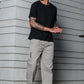 Men’s Heavy-Duty Cotton Cargo Pants(Light-Grey) – Rugged Style, All-Day Comfort