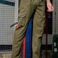 Green Solid Cargo Pants Fabric – Comfortable and Durable for Everyday Wear