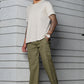 Men’s Heavy-Duty Cotton Cargo Pants(GREEN) – Rugged Style, All-Day Comfort