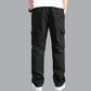 Men’s Heavy-Duty Cotton Cargo Pants(BLACK) – Rugged Style, All-Day Comfort