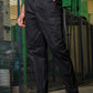 Men’s Heavy-Duty Cotton Cargo Pants(BLACK) – Rugged Style, All-Day Comfort