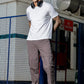 Dark Grey Solid Cargo Pants Fabric – Comfortable and Durable for Everyday Wear