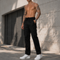 Men’s Black Cargo Pants with Utility Pockets