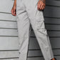 Light Grey Solid Cargo Pants Fabric – Comfortable and Durable for Everyday Wear