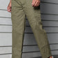 Men’s Heavy-Duty Cotton Cargo Pants(GREEN) – Rugged Style, All-Day Comfort