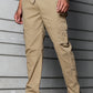 Beige Solid Cargo Pants Fabric – Comfortable and Durable for Everyday Wear