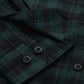 Men’s Green Black Checked Casual Shirt – Premium Plaid Full Sleeve Shirt