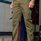 Green Solid Cargo Pants Fabric – Comfortable and Durable for Everyday Wear