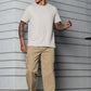 Men’s Heavy-Duty Cotton Cargo Pants(BEIGE) – Rugged Style, All-Day Comfort