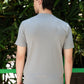 Men's Light Grey Waffle Knit V-Notch Neck T-Shirt