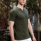 Men's Olive Green Textured T-Shirt