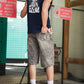 Men's Navy Blue Sleeveless Turtle Graphic T-Shirt