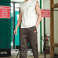 Men's Off White Sleeveless Turtle Graphic T-Shirt