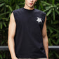 Men's Off White Sleeveless Turtle Graphic T-Shirt