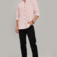 Men's Trendy Long Sleeve Striped Shirt(ORANGE)