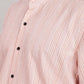 Men's Trendy Long Sleeve Striped Shirt(ORANGE)