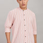 Men's Trendy Long Sleeve Striped Shirt(ORANGE)