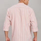 Men's Trendy Long Sleeve Striped Shirt(ORANGE)