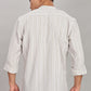Men's Trendy Long Sleeve Striped Shirt(OFF-WHITE)