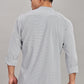 Men's Casual Mandarin Collar Shirt(Grey) – Premium Cotton Blend