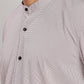 Men's Casual Mandarin Collar Shirt(Smoky Rose) – Premium Cotton Blend