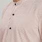 Men's Casual Mandarin Collar Shirt(ORANGE) – Premium Cotton Blend