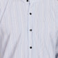 Men's Trendy Long Sleeve Striped Shirt(SKY)