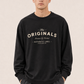 Men's Khaki Printed Oversized Full Sleeve T-Shirt