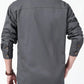 Men’s Cargo Jacket Shirt | 100% Cotton | 2 Pocket Utility Overshirt | Casual & Outdoor Wear | Breathable & Lightweight Fabric