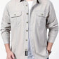 Men’s Cargo Jacket Shirt | 100% Cotton | 2 Pocket Utility Overshirt | Casual & Outdoor Wear | Breathable & Lightweight Fabric