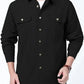 Men’s Khaki Utility Casual Full Sleeve Shirt