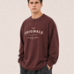Men's Coffee Printed Oversized Full Sleeve T-Shirt