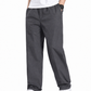 Fabripple Men's Dark Grey Casual Trousers
